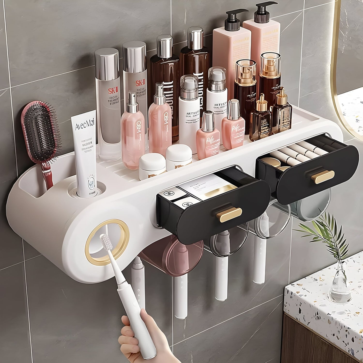 All-in-One Bathroom Organizers