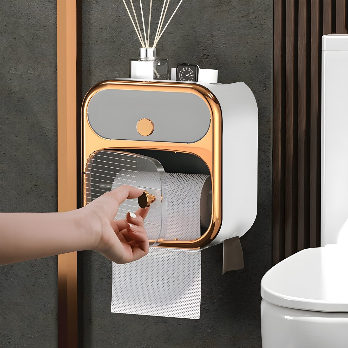 HygieneCove Toilet Paper Holder