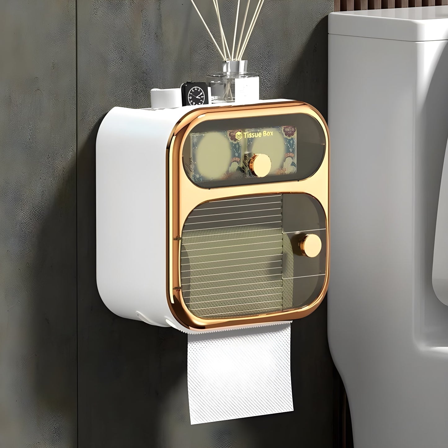 HygieneCove Toilet Paper Holder