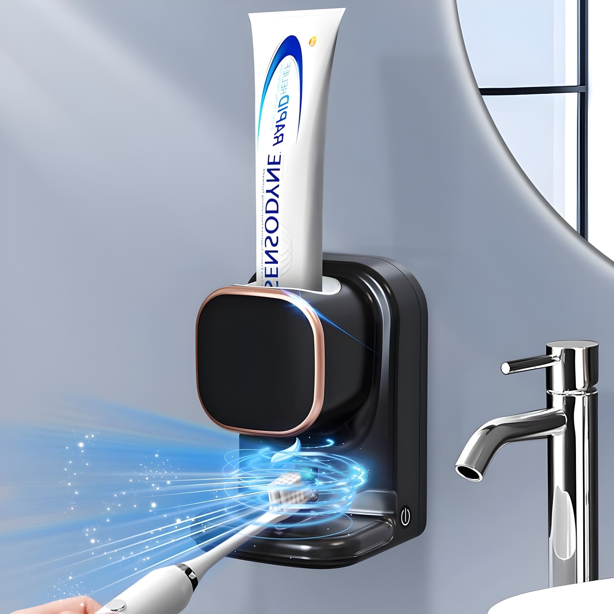 SmartSqueeze Automatic Toothpaste Dispenser – Foam&Flow